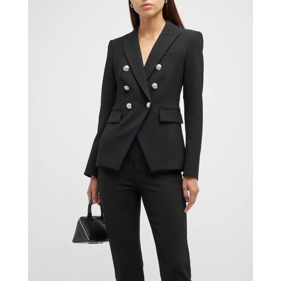 New VERONICA BEARD Miller Dickey Jacket Blazer Black Sz 6 - Picture 3 of 10